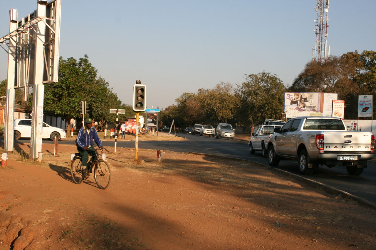 ザンビアの街並み