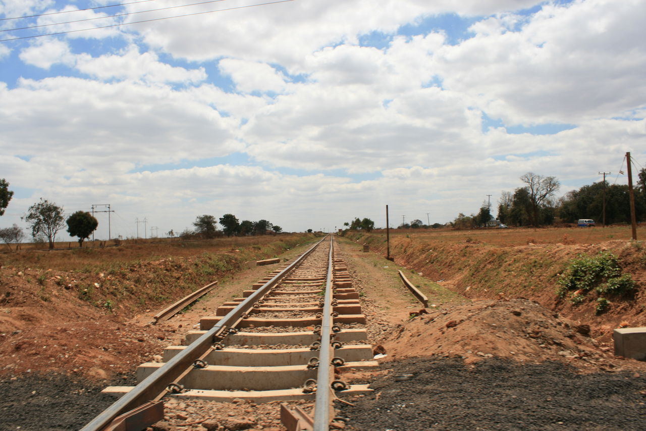 ザンビアの線路写真